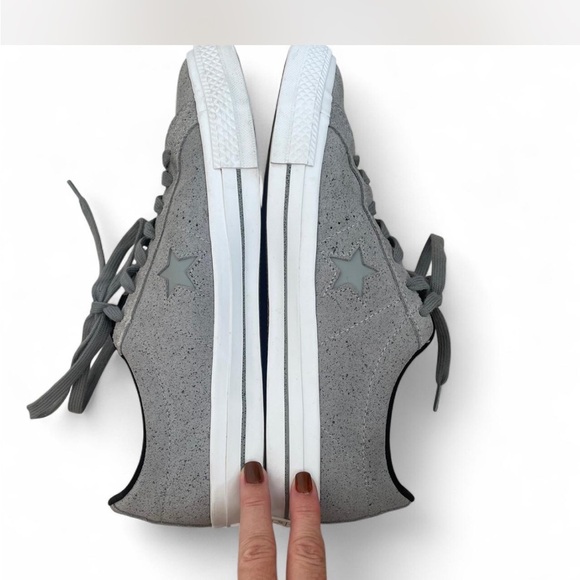 Grey suede Converse One Star low top trainers Men's 11 - Picture 6 of 7